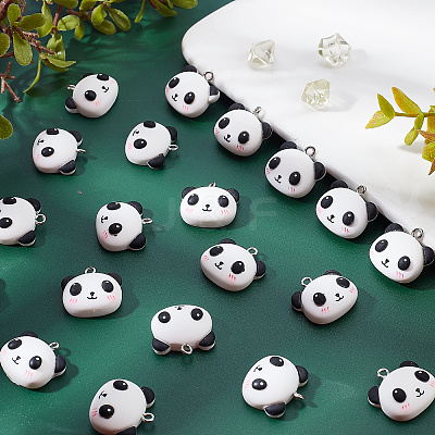 30Pcs Resin Pendants RESI-SC0002-33-1