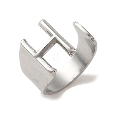 Non-Tarnish 201 Stainless Steel Finger Rings RJEW-H223-04P-H-1