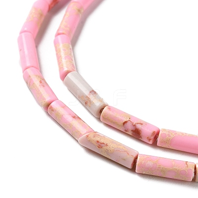 Synthetic Imperial Jasper Dyed Beads Strands X-G-D077-B01-06-1