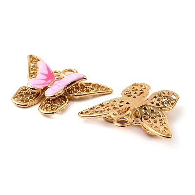 304 Stainless Steel Enamel  Pendants STAS-Z145-13G-03-1
