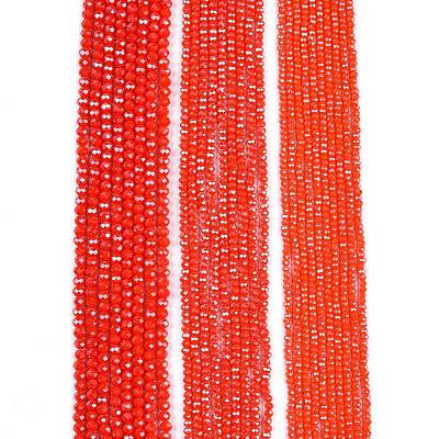 Electroplate Glass Beads Strands EGLA-A044-P1mm-A03-1
