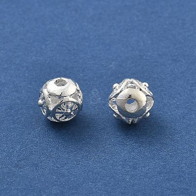 Alloy Hollow Beads PALLOY-P238-17S-RS-1