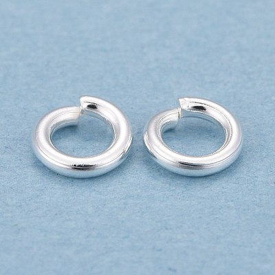 Rack Plating Brass Open Jump Rings KK-O139-18N-S-1