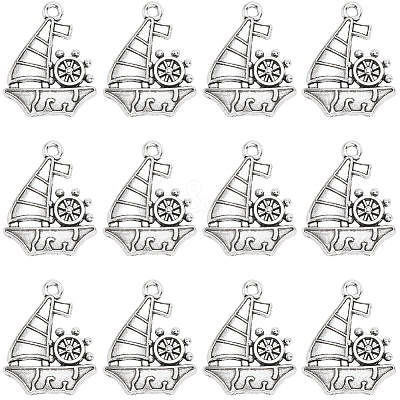 80pcs Alloy Pendants PALLOY-SC0004-34-1