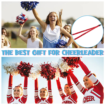 1Pc Polyester Pom Pom Holder Straps for Cheerleading Accessories AJEW-CN0003-09-1
