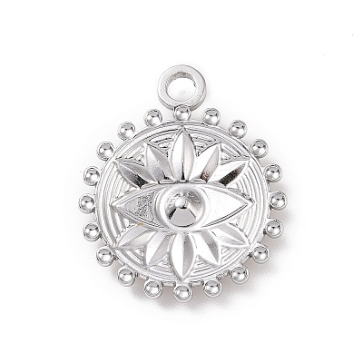 Tarnish Resistant 304 Stainless Steel Pendant Rhinestone Settings STAS-G287-16P-1