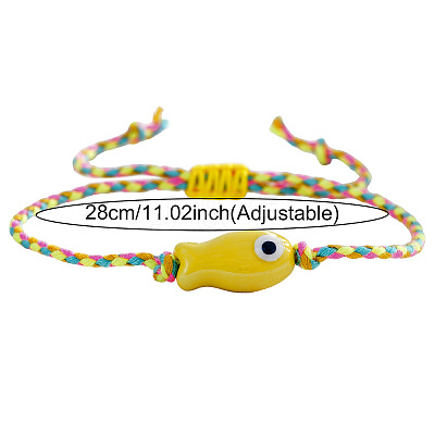 Handmade Porcelain Bead Adjustable Bracelets SL6185-7-1