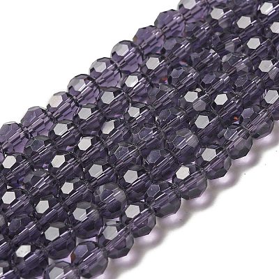 Transparent Glass Beads EGLA-A035-T8mm-D15-1
