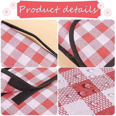 Portable Tartan Patern Non Woven Picnic Mat JX572C-01-1