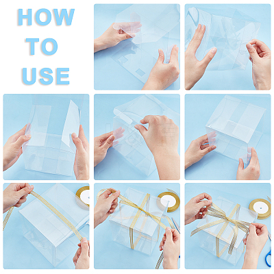 Foldable Transparent PVC Boxes CON-BC0001-95-1