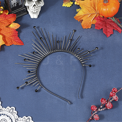 Alloy Virgin Halo Hair Bands OHAR-WH20011-08B-1