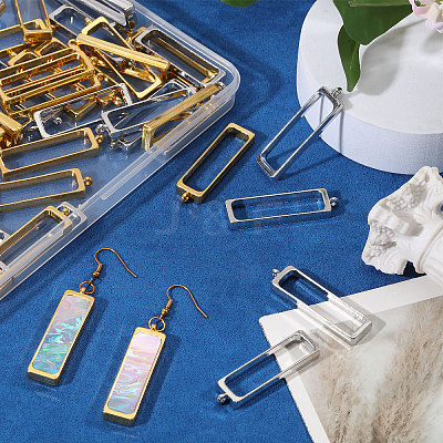 48Pcs 2 Colors Alloy Pendants FIND-CA0011-39-1