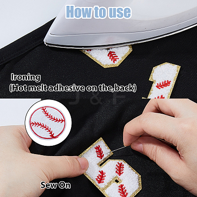 5Pcs Polyester Thread Cloth Patches PATC-DC0001-13-1