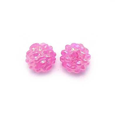 Opaque Acrylic Waxberry Beads LS-OACR-CJC0006-01H-1