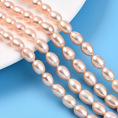 Natural Cultured Freshwater Pearl Beads Strands PEAR-N012-AA-02-1