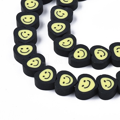 Handmade Polymer Clay Bead Strands CLAY-S096-033-1