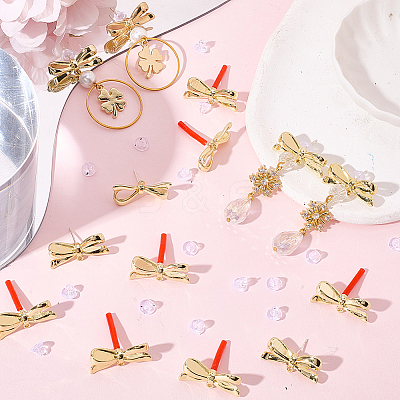 Alloy Stud Earrings Findings FIND-SC0016-79-1