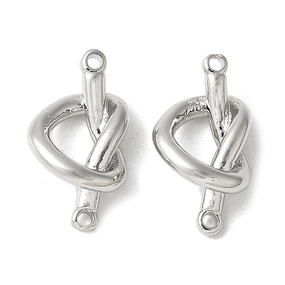 Brass Knot Connector Charms KK-S518-05P-1