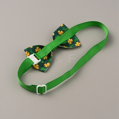 Adjustable Cloth Pet Bow Ties AJEW-WH0258-563N-1