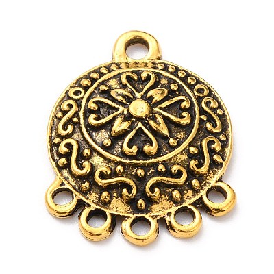 Tibetan Style Alloy Chandelier Components PALLOY-F213-03AG-1
