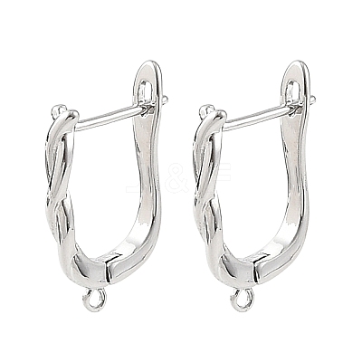 SHEGRACE Brass Hoop Earring Findings XGRQ79687-949P-1