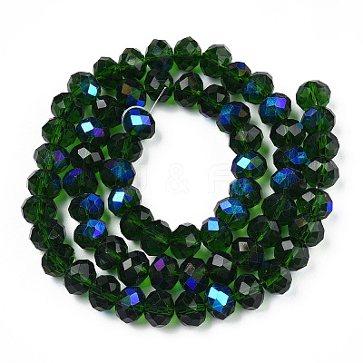 Electroplate Glass Beads Strands EGLA-A034-T1mm-L27-1