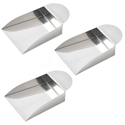 3Pcs Stainless Steel Bead Shovel AJEW-SC0031-63-1