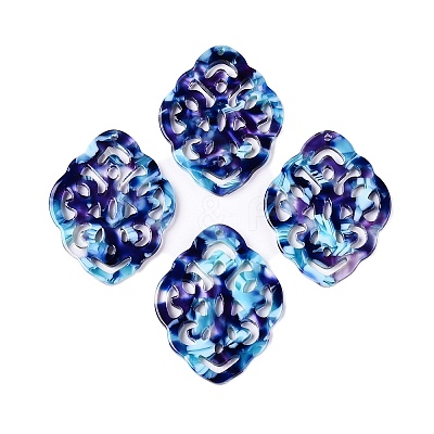 Cellulose Acetate(Resin) Pendants KY-ZX006-06B-1