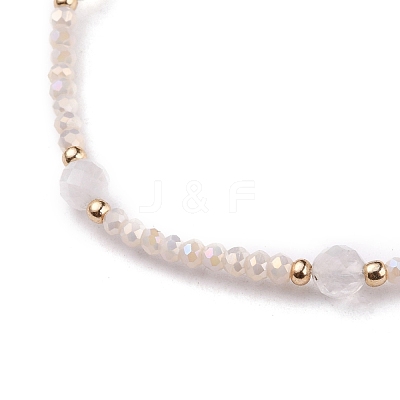 Adjustable Nylon Cord Braided Bead Bracelet BJEW-JB05683-05-1