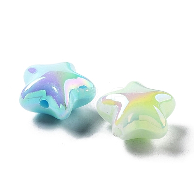 UV Plating Acrylic Beads MACR-K357-10J-1