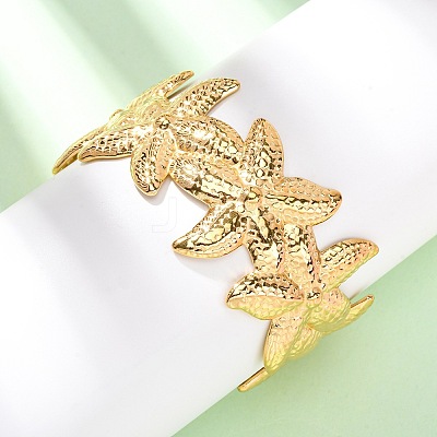 304 Stainless Steel Cuff Bangles for Women BJEW-G749-04G-1