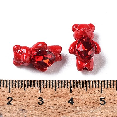 Spray Painted Alloy Bead PALLOY-H134-60-1