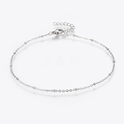 304 Stainless Steel Anklets AJEW-H013-05-1
