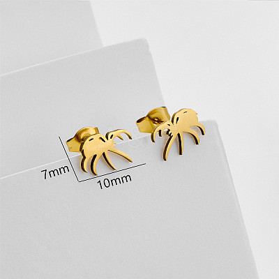 304 Stainless Steel Stud Earrings for Women WGF2F93-01-1