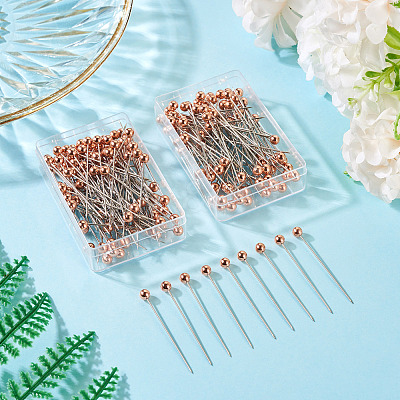 2 Sets Stainless Steel Ball Positioning Head Pins FIND-TA0009-26RG-1