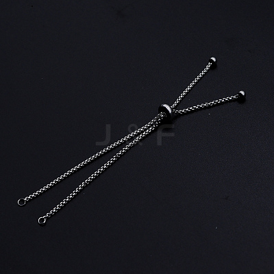 Tarnish Resistant Adjustable 201 Stainless Steel Slider Bracelets Making STAS-S105-JN646-1-1