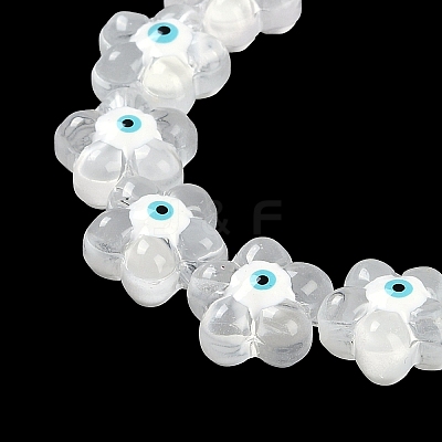 Transparent Glass Beads Strands GLAA-K070-01G-1