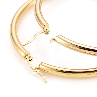 304 Stainless Steel Hoop Earrings EJEW-H358-08G-B-1