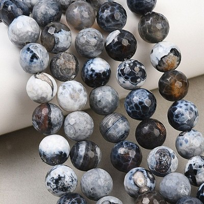 Natural Fire Crackle Agate Bead Strands G-K166-07F-10mm-07-1