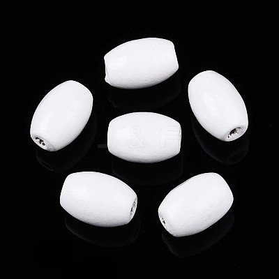 Spray Painted Schima Wood Beads WOOD-T032-29A-02-1