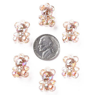 Transparent Acrylic Pendants LS-MACR-S373-113-C06-1