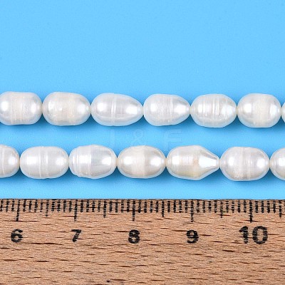 Natural Cultured Freshwater Pearl Beads Strands PEAR-T006-19B-1