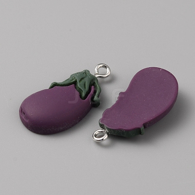 Opaque Resin Pendants FIND-CJC0003-40P-1