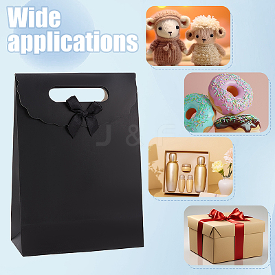 Rectangle Paper Gift Bags CARB-WH0017-14B-05-1