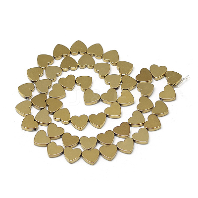 Electroplate Non-magnetic Synthetic Hematite Beads Strands X-G-T057-13F-1