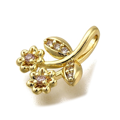 Brass Micro Pave Cubic Zirconia Pendants LS-ZIRC-I070-067G-1