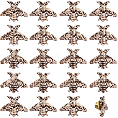 20Pcs Alloy Lapel Pin Backs for Backpack Clothes JEWB-CY0001-10-1