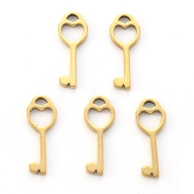 PVD Vacuum Plating 304 Stainless Steel Charms X-STAS-N092-33G-1
