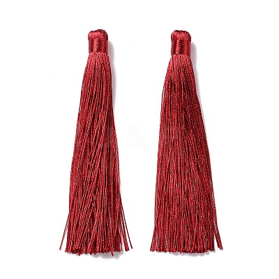 Nylon Tassels Big Pendant Decorations HJEW-G010-B02-1