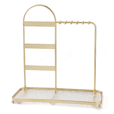 Multifunctional Iron Jewelry Display Rack ODIS-Q042-01G-1